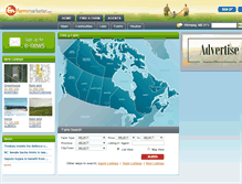 Tablet Screenshot of farmmarketer.com